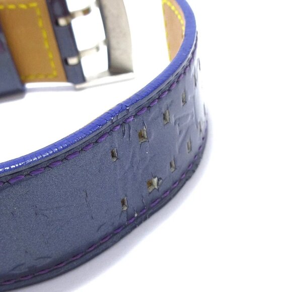 LOUIS VUITTON Tambour Lovely PM Silver Purple Wrist Watch 649-081425 - Picture 6 of 12